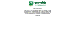 Desktop Screenshot of ewealth.com