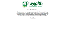 Tablet Screenshot of ewealth.com